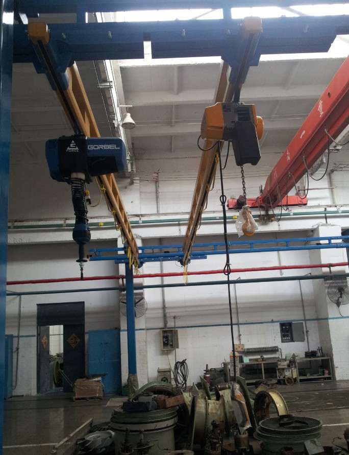 双畅电动葫芦在电机检修行业中使用