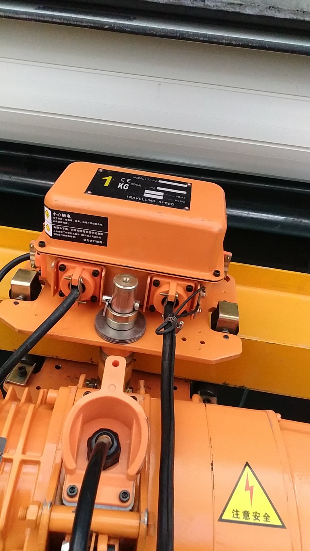 环链电动葫搭配工字钢使用