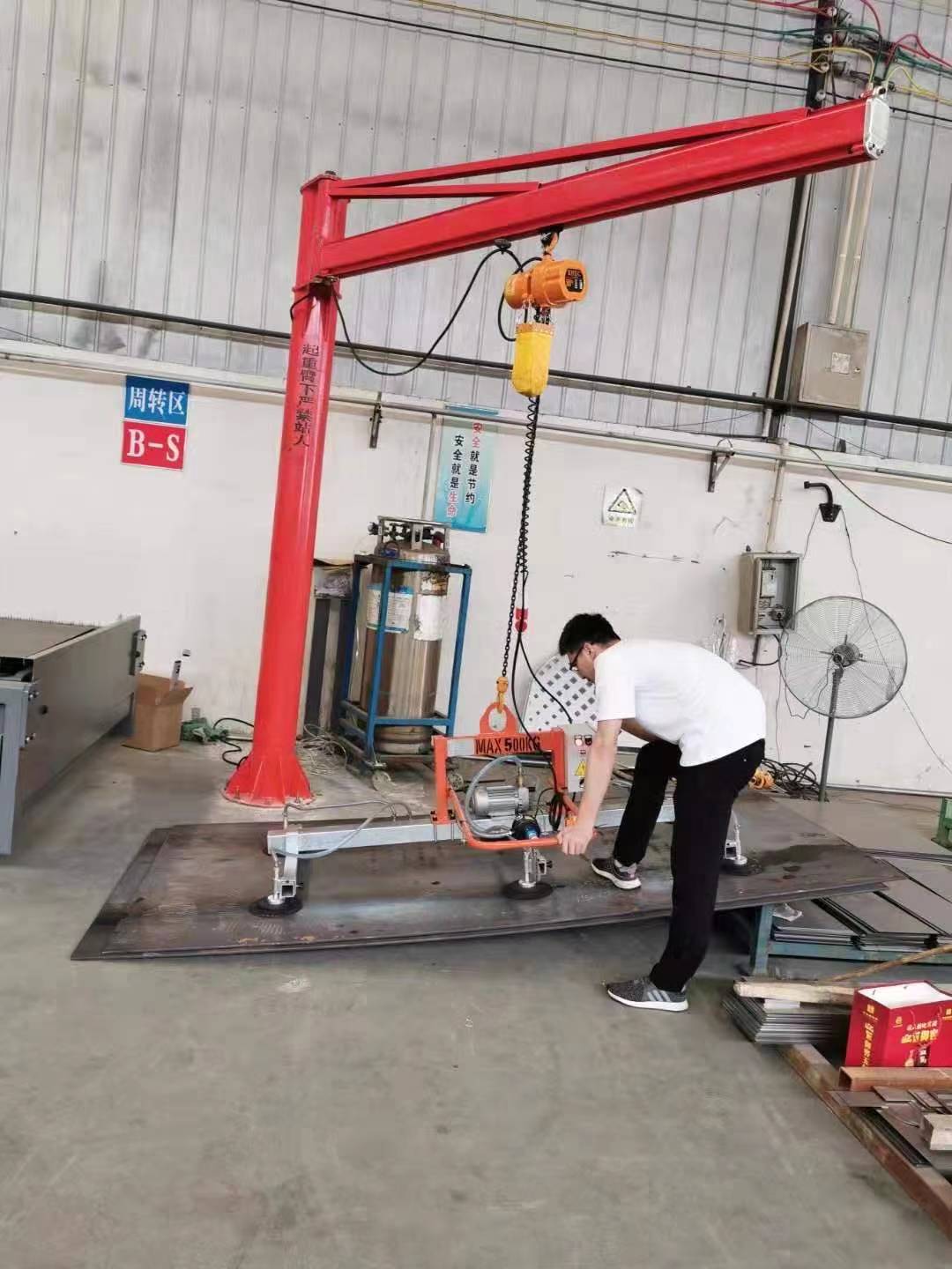 环链电动葫芦搭配悬臂吊使用