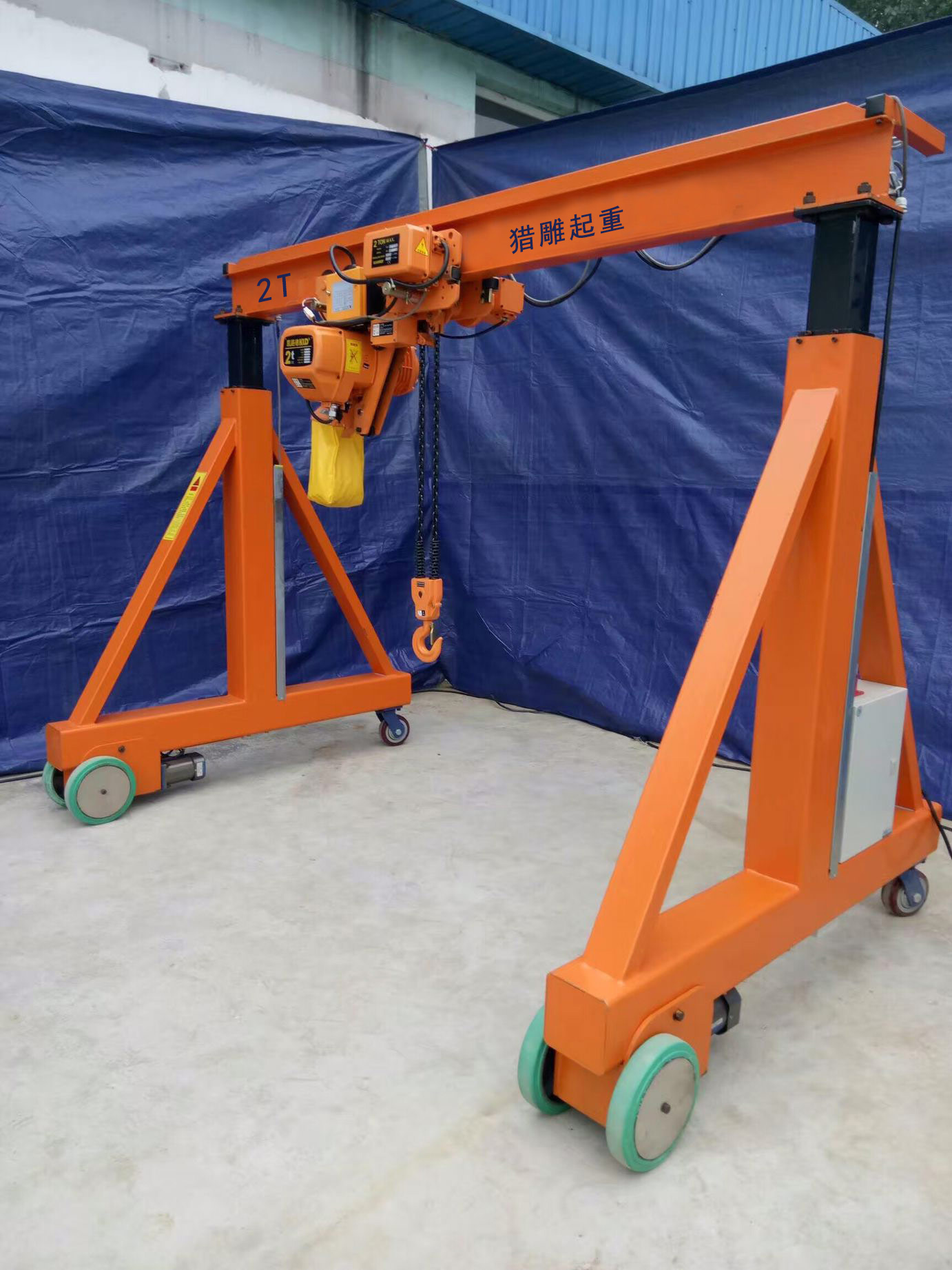 环链电动葫芦搭配龙门吊一起使用